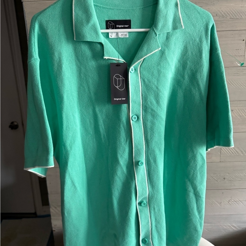 Men's‎ Green Shirt